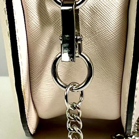 Zara Small Round Beige Handbag Metallic Handle, Chain Strap, Sculptural Mini bag - Picture 7 of 16
